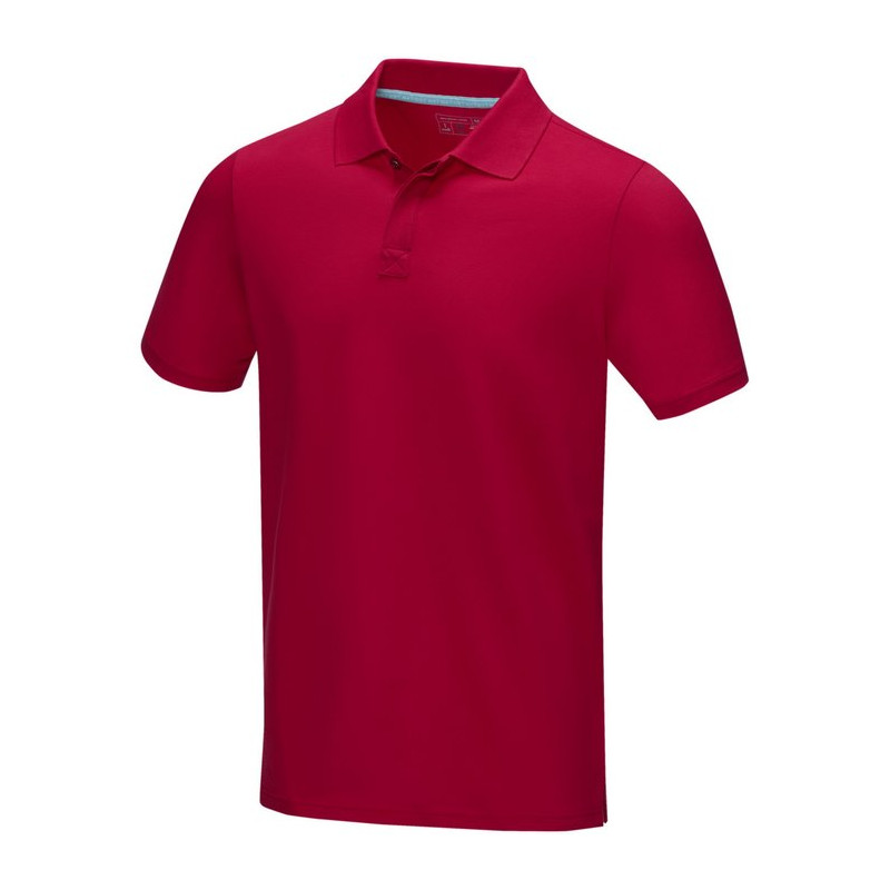 Graphite short sleeve men’s GOTS organic polo