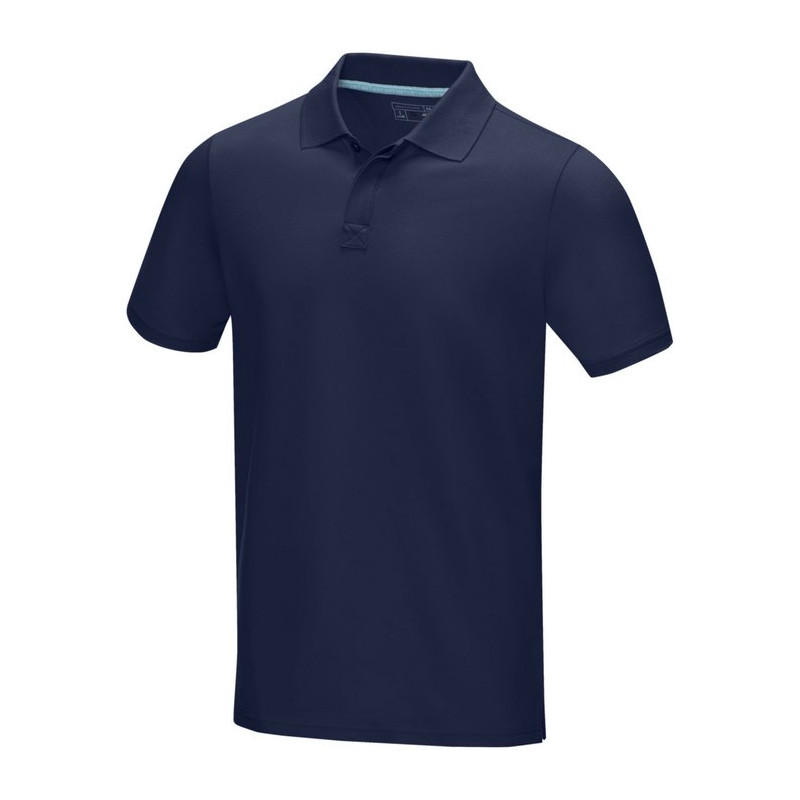 Graphite short sleeve men’s GOTS organic polo