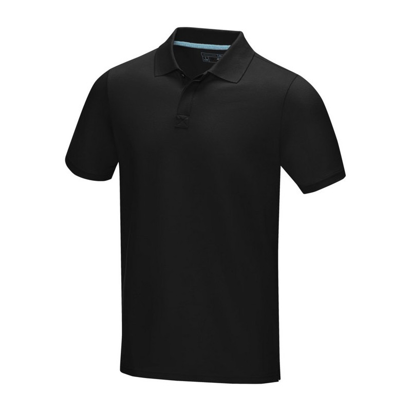 Graphite short sleeve men’s GOTS organic polo