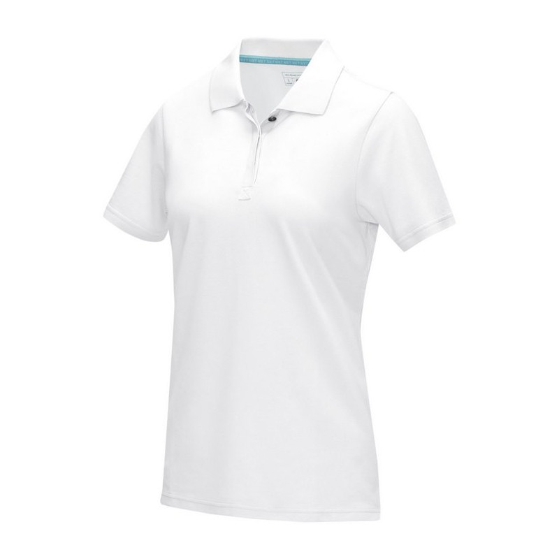 Graphite short sleeve women’s GOTS organic polo