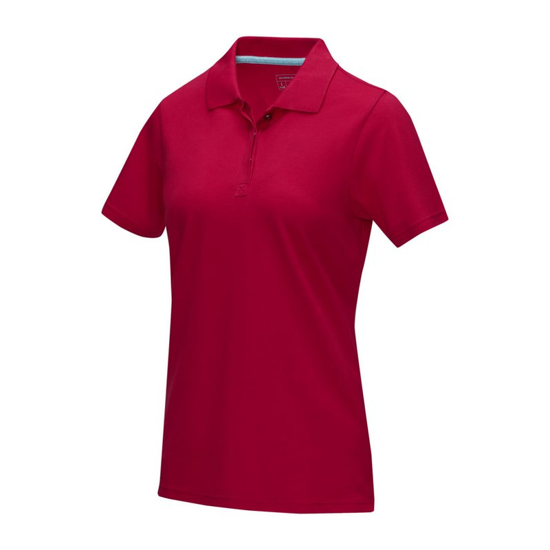 Graphite short sleeve women’s GOTS organic polo
