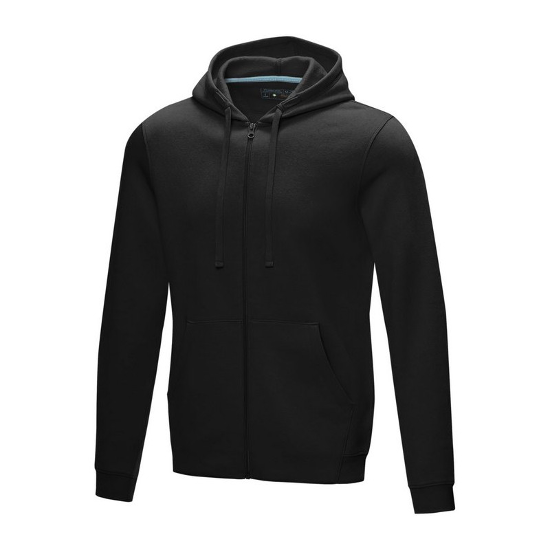 Ruby men’s GOTS organic GRS recycled full zip hoodie