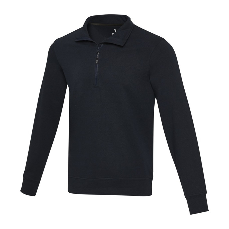 TIN unisex recycled quarter zip sweat