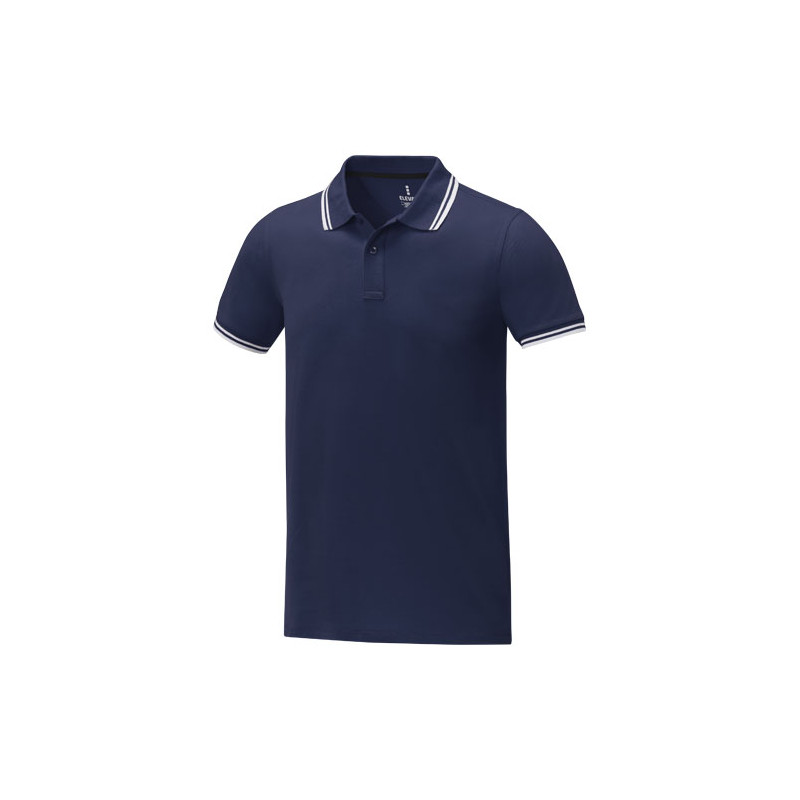 AMARAGO pánske's tipping polo, tmavomodrá, S