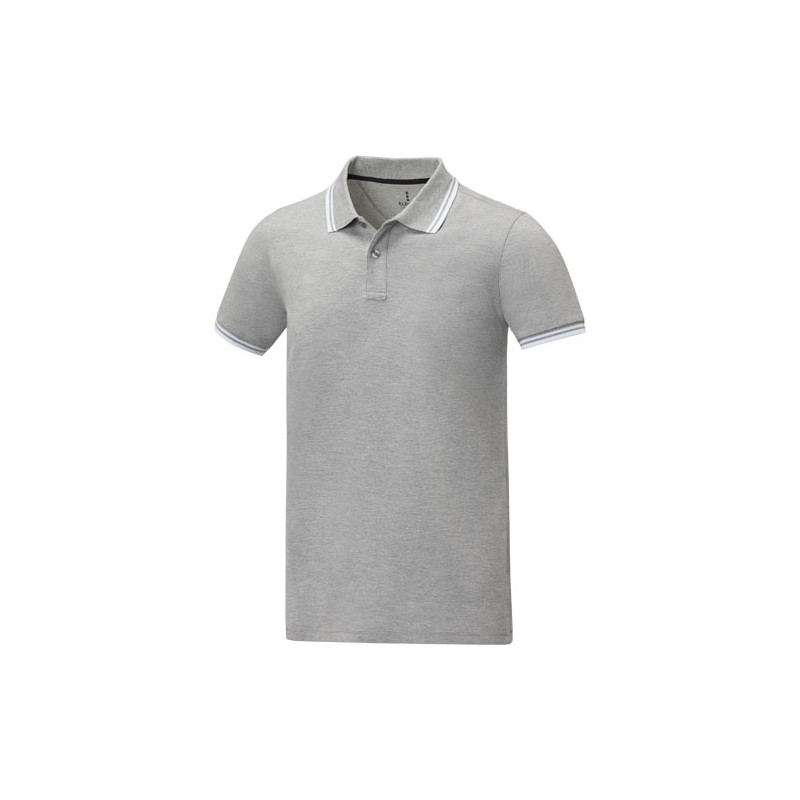 AMARAGO pánske's tipping polo, heather sivá, 2XL