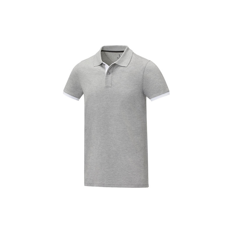 MORGAN pánske's duotone polo, heather sivá, S