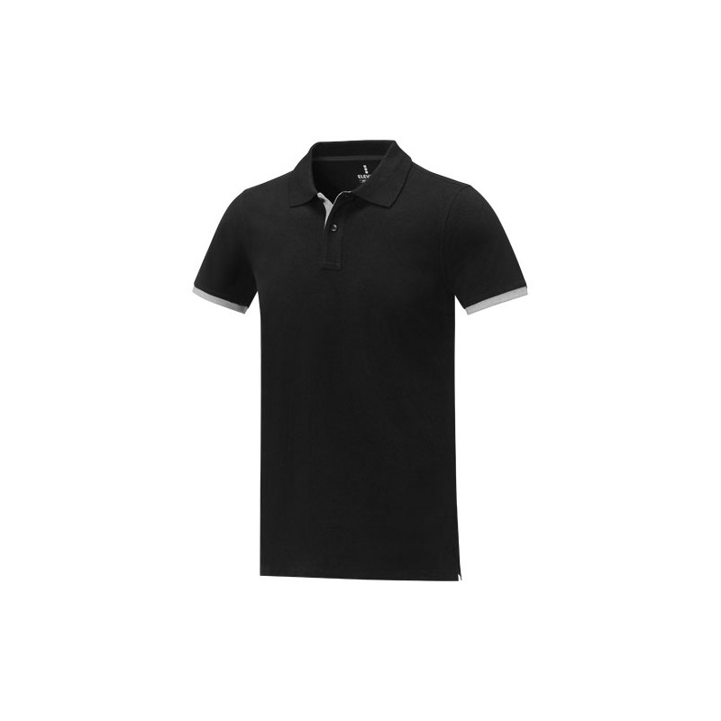 MORGAN pánske's duotone polo, čierna, S