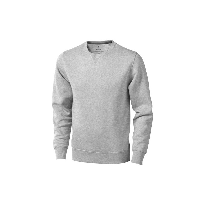 ARORA unisex crewneck sweater, grey melange, M