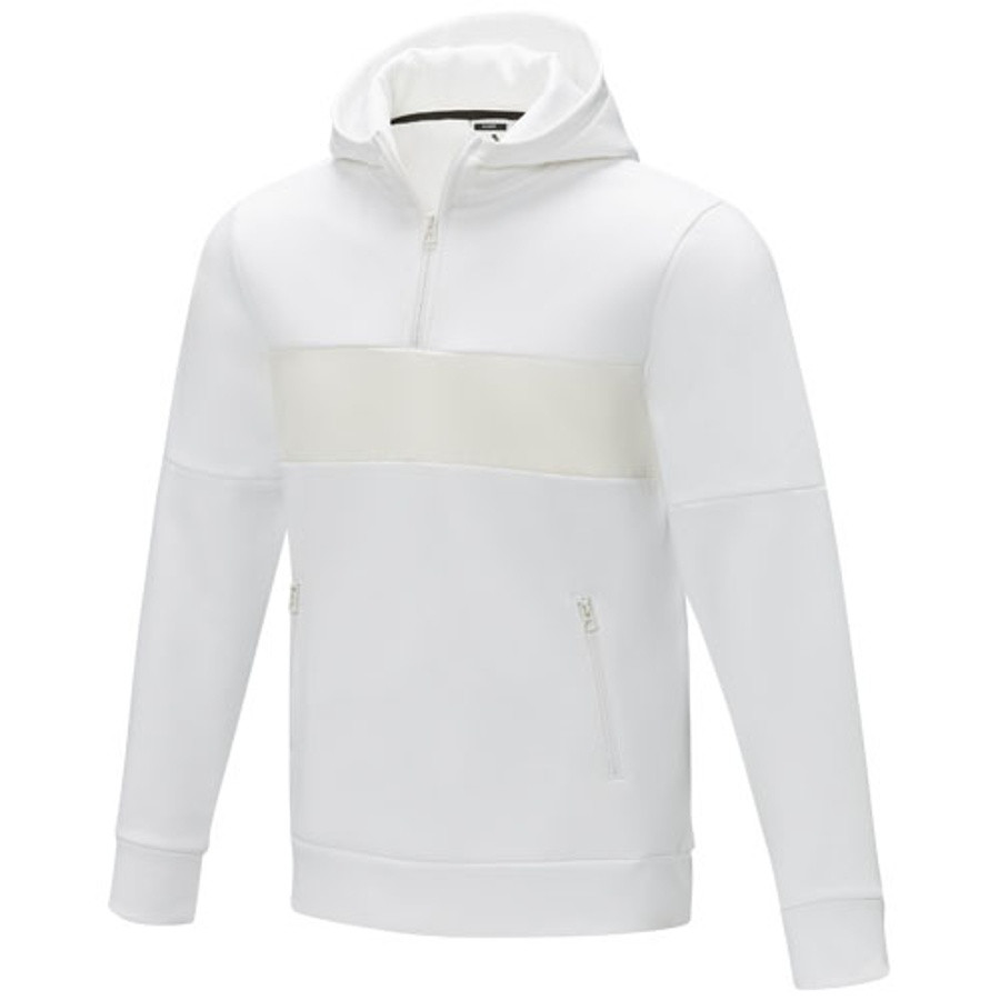 SAYAN men's half zip hooded sweat