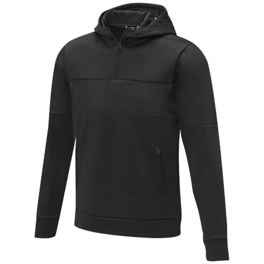 SAYAN men's half zip hooded sweat