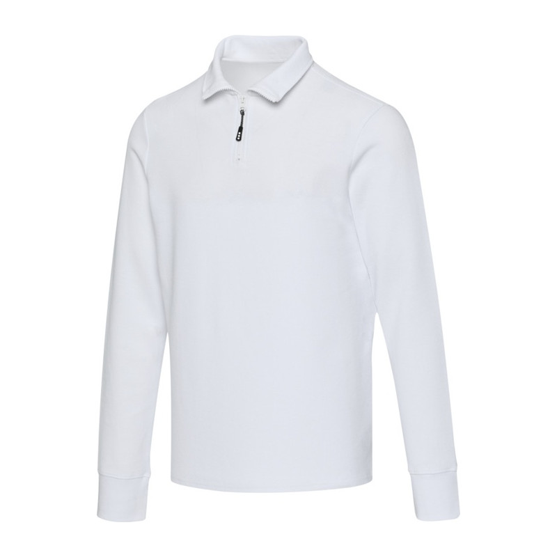 APOLLO unisex LSL half zip polo