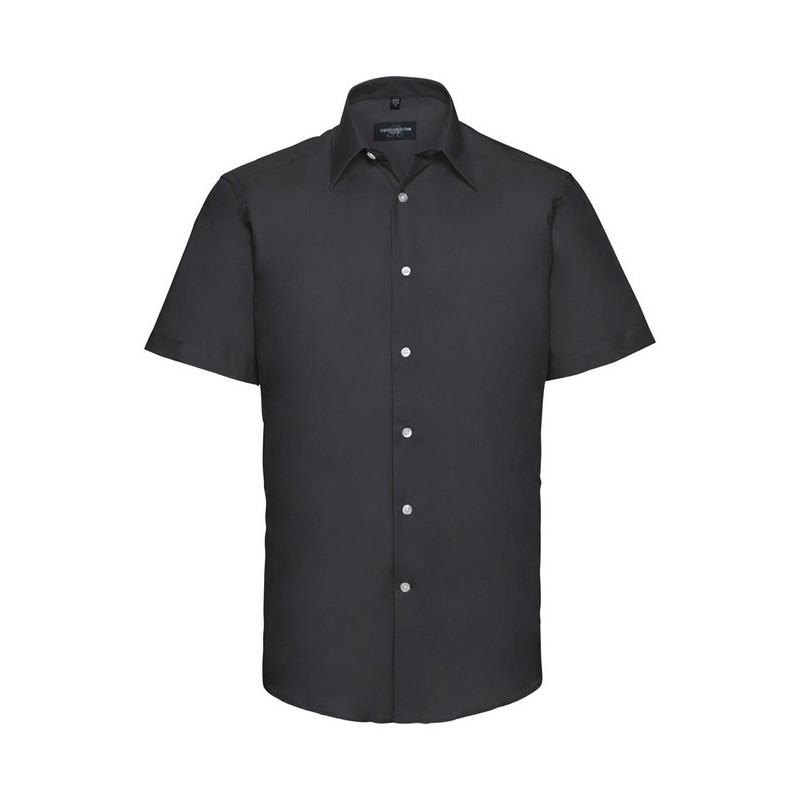 Men`s Short Sleeve Tailored Oxford Shirt