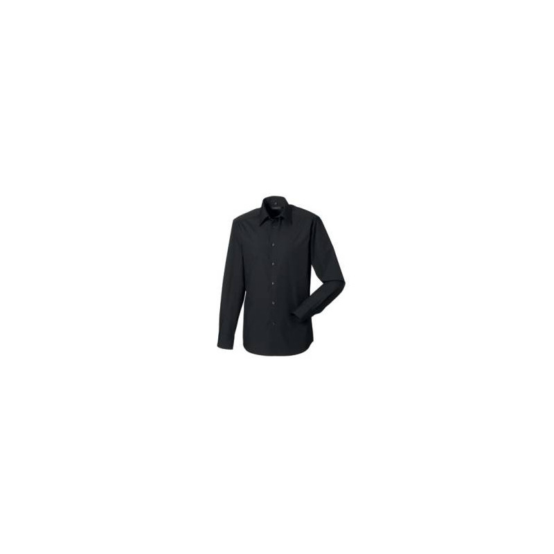 pánske`s Long Sleeve Tailored, čierna, 3XL (47/48)