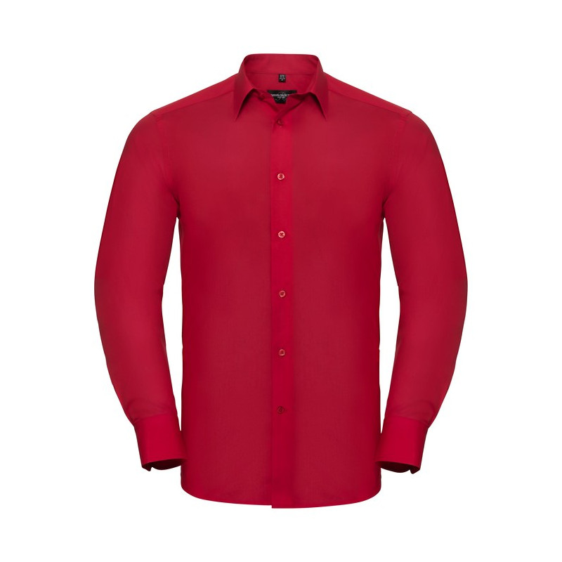 pánske`s Long Sleeve Tailored, classic červená, S (37/38)