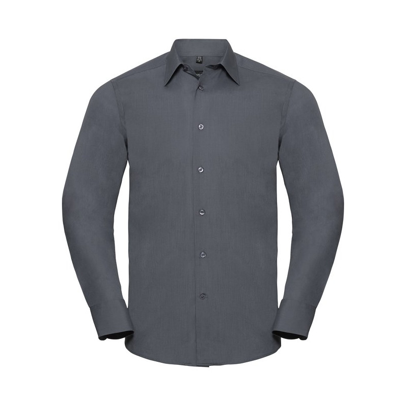 pánske`s Long Sleeve Tailored, convoy sivá, S (37/38)