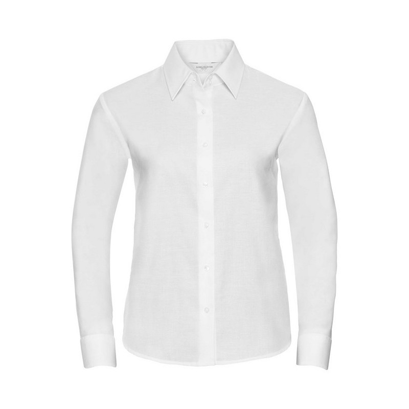 Ladies` Long Sleeve Classic Oxford Shirt