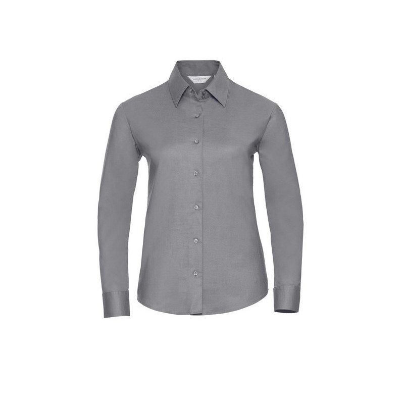 Ladies` Long Sleeve Classic Oxford Shirt