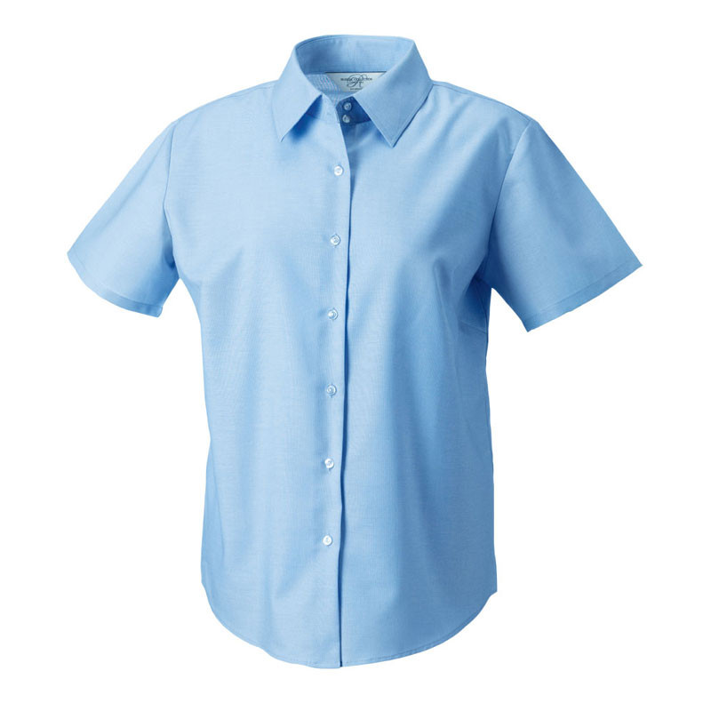Ladies` Short Sleeve Classic Oxford Shirt