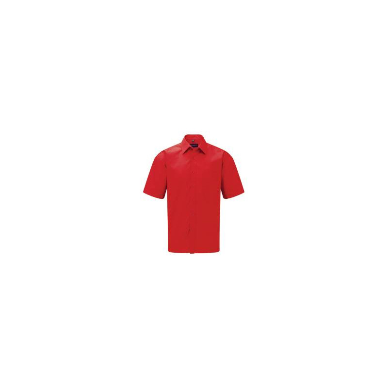 pánske`s Short Sleeve Classic, classic červená, 4XL (49/50)