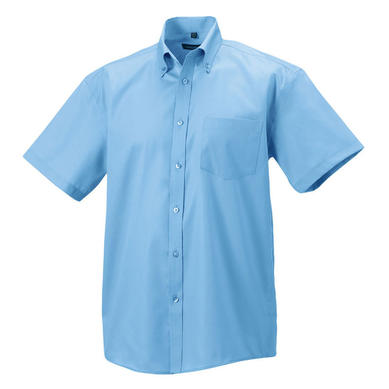 pánske`s Short Sleeve Classic, bright sky, XL (43/44)