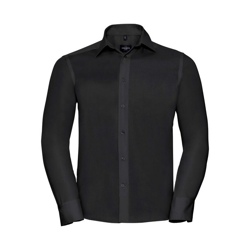pánske`s Long Sleeve Tailored Ultimate, čierna, 4XL (49/50)