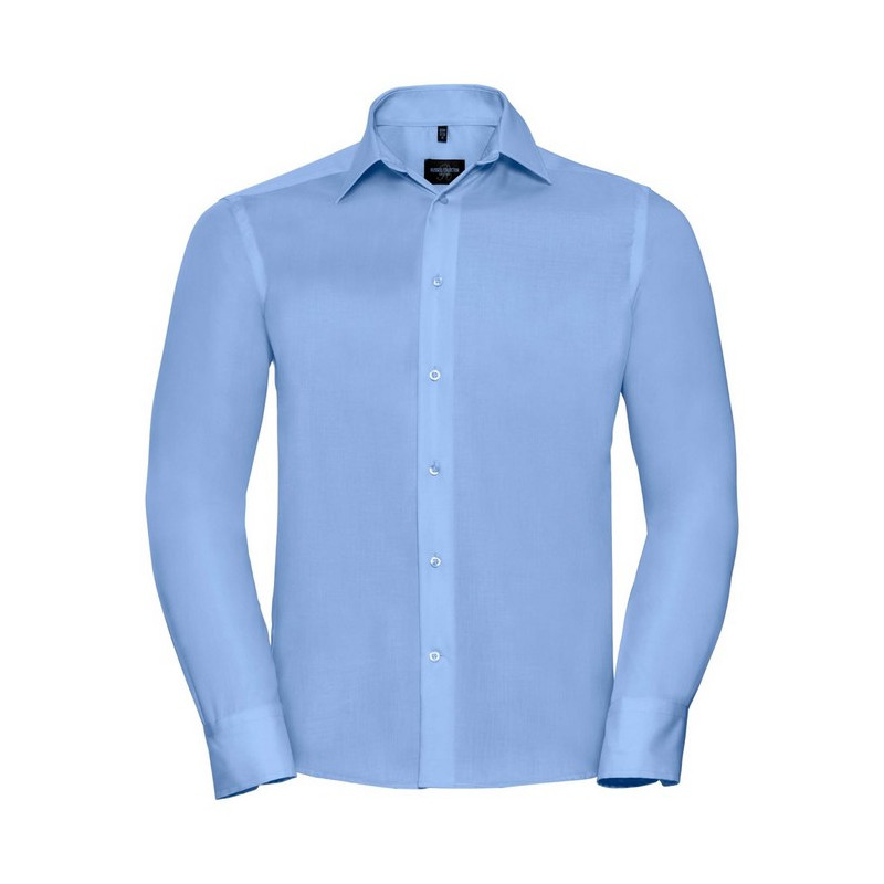 pánske`s Long Sleeve Tailored, bright sky, S (37/38)