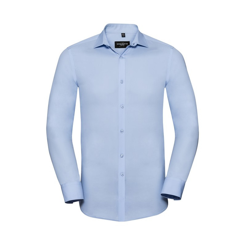 Men`s Long Sleeve Fitted Ultimate Stretch Shirt