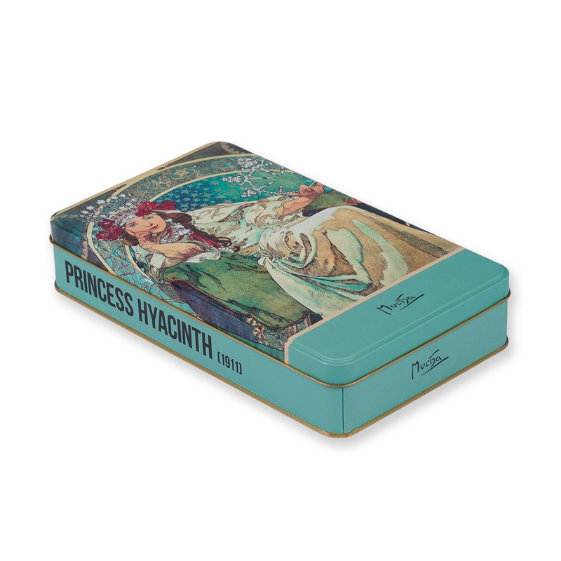 Plechová dóza Alfons Mucha - Princezná Hyacinta