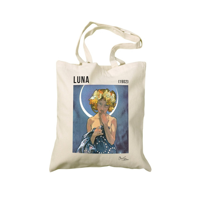 Bavlnená taška Alfons Mucha - Luna