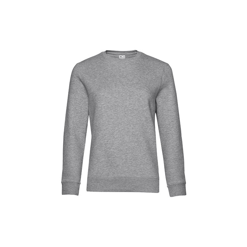 QUEEN Crew Neck Sweat /dámske, heather sivá, 3XL