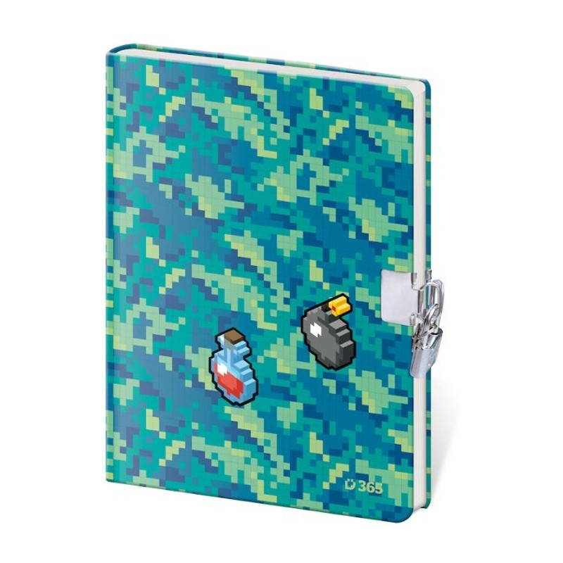 Pamätník so zámkom Pixel Quest