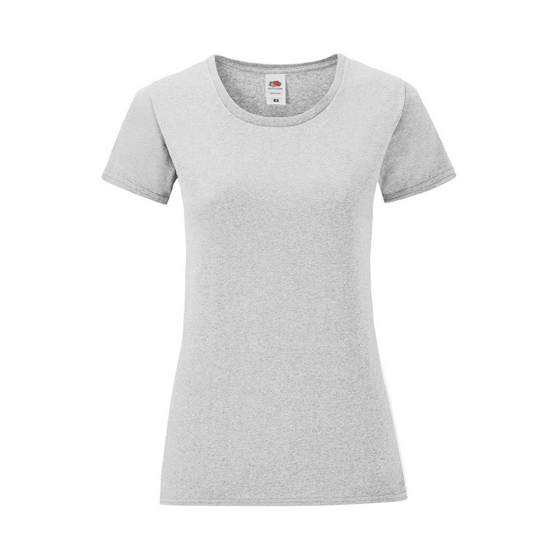 Ladies Iconic 150 T, heather sivá