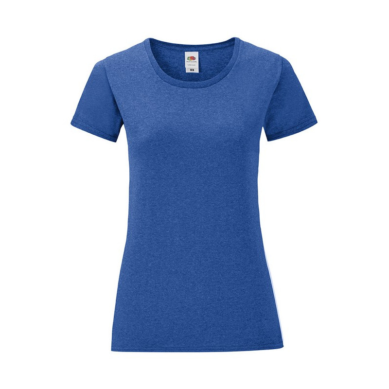 Ladies Iconic 150 T, heather royal, M