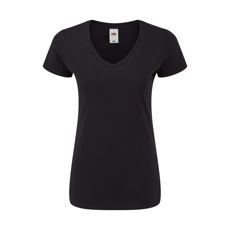 Ladies Iconic 150 V-Neck T