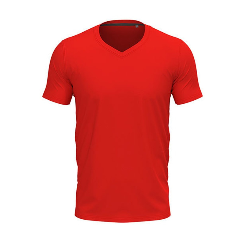 Stretch-T V-neck / men