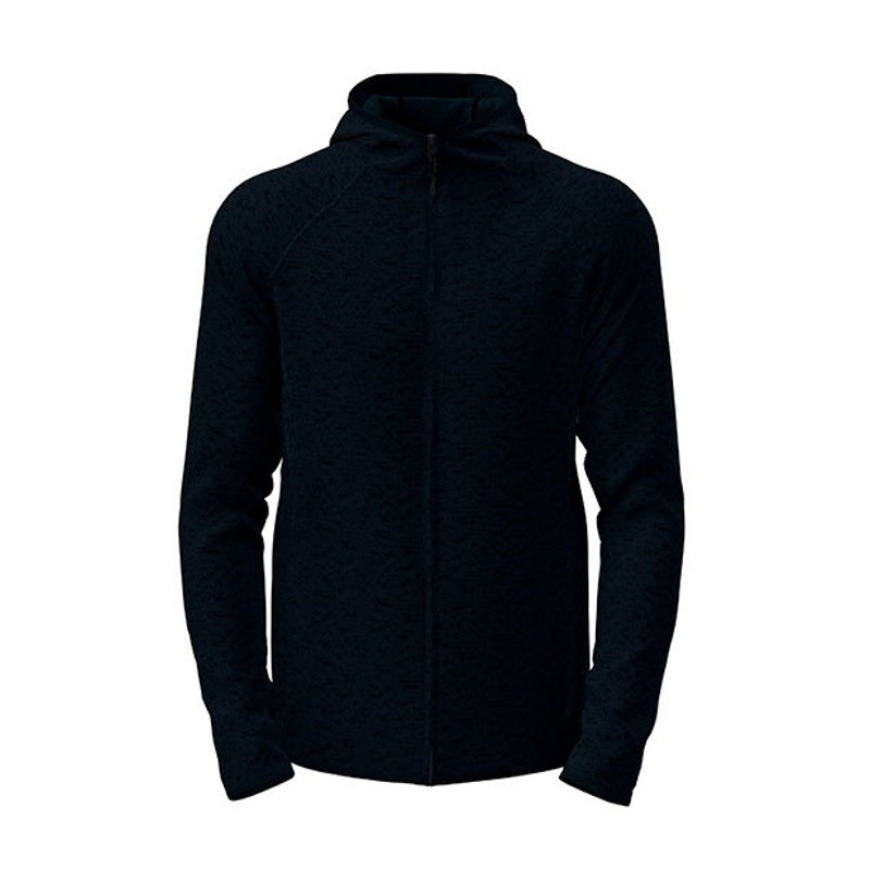 Lux Hooded Knit Fleece Jacket