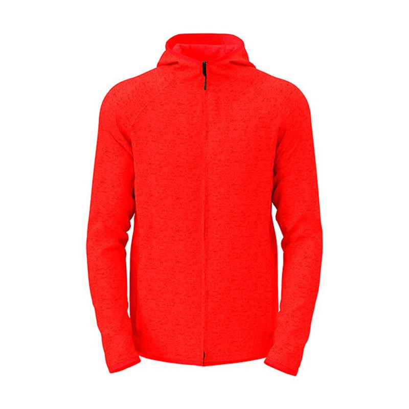 Lux Hooded Knit Fleece Jacket