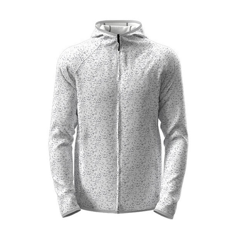 Lux Hooded Knit Fleece Jacket