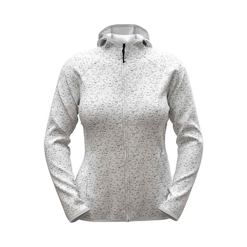 Lux Hooded Knit Fleece Jacket Women