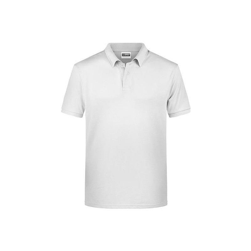 Mens Basic Polo, biela, M