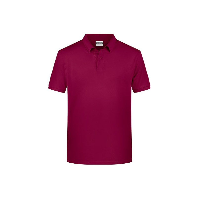 Mens Basic Polo, wine