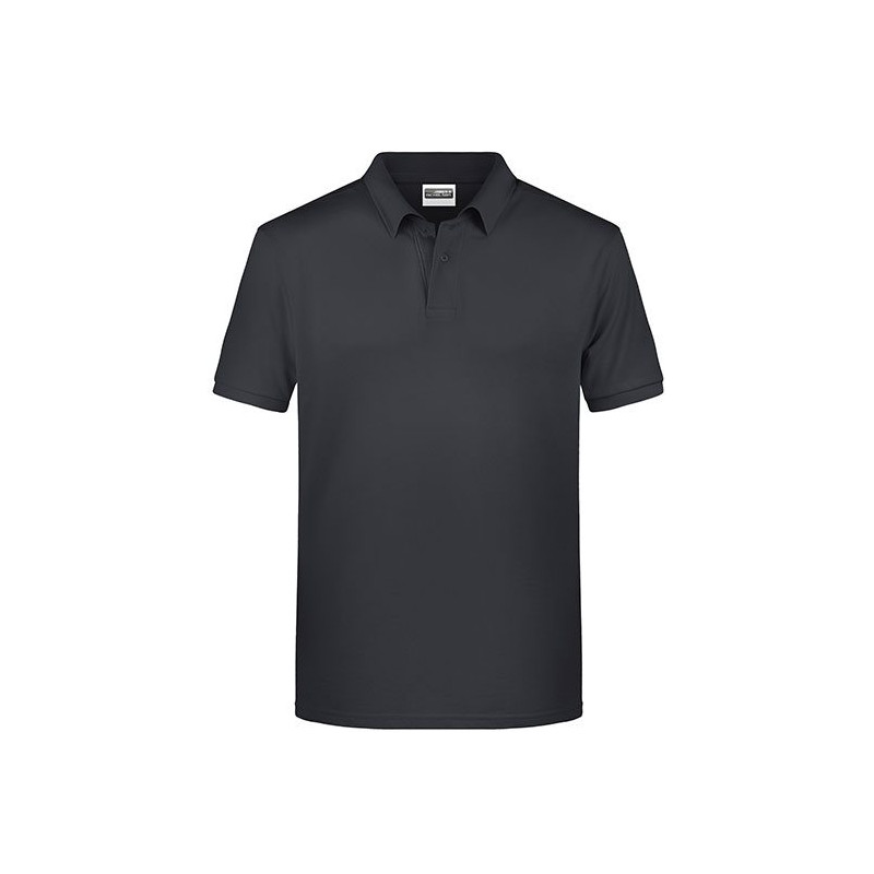 Mens Basic Polo, graphite, XXL
