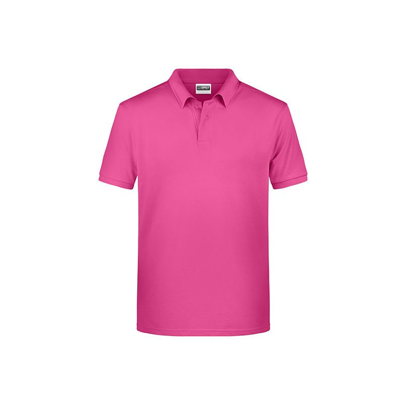 Mens Basic Polo, ružová, XXL