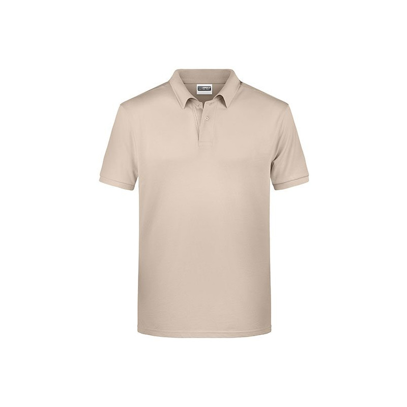 Mens Basic Polo, stone, L
