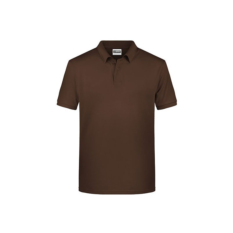 Mens Basic Polo, hnedá, M