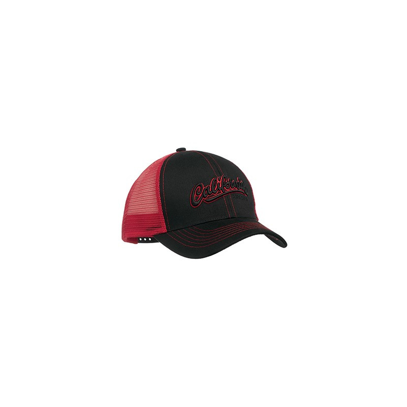 Polycotton front with mesh back (6 panel). Min 150 pcs