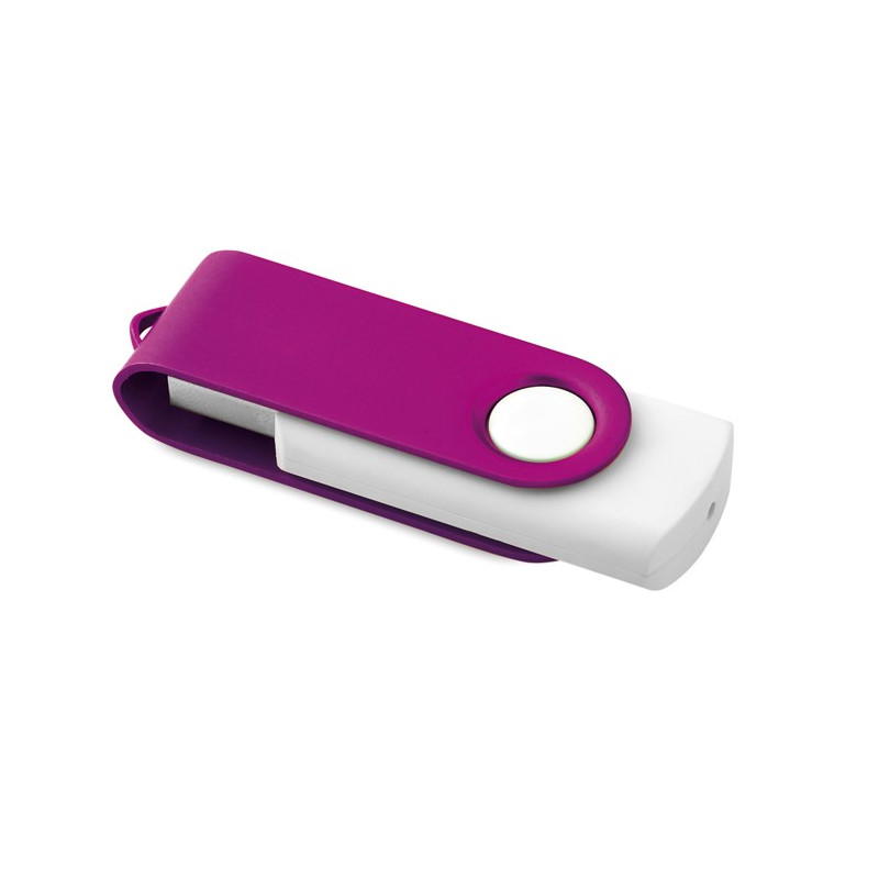 USB Flash disk s bielym mäkkým krytom
