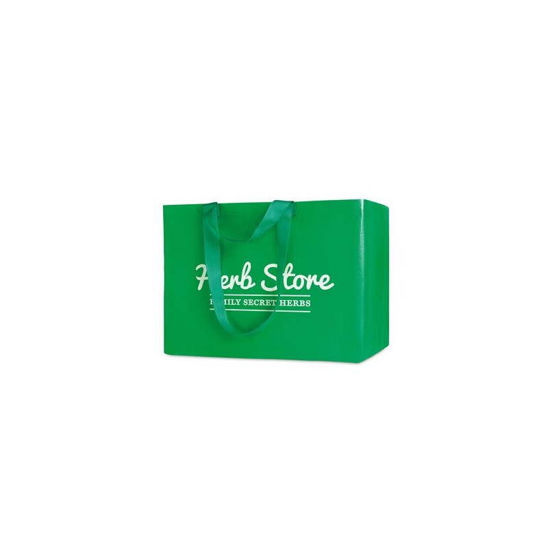 XXL horizontal shopping bag. Min 1.000 pcs