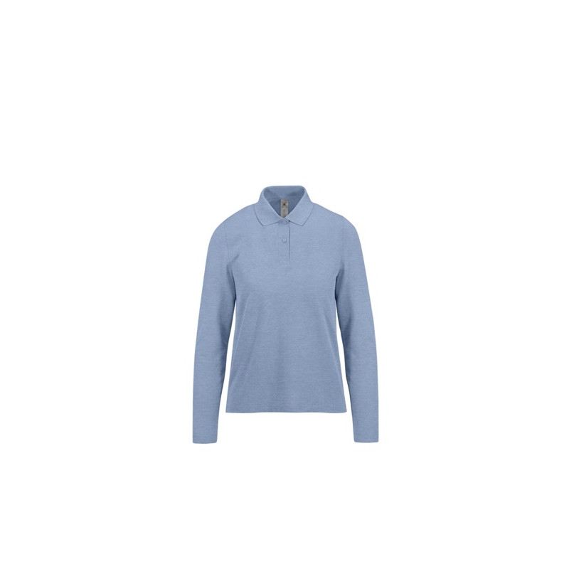 MY POLO 210 LSL /dámske, heather modrá, 2XL