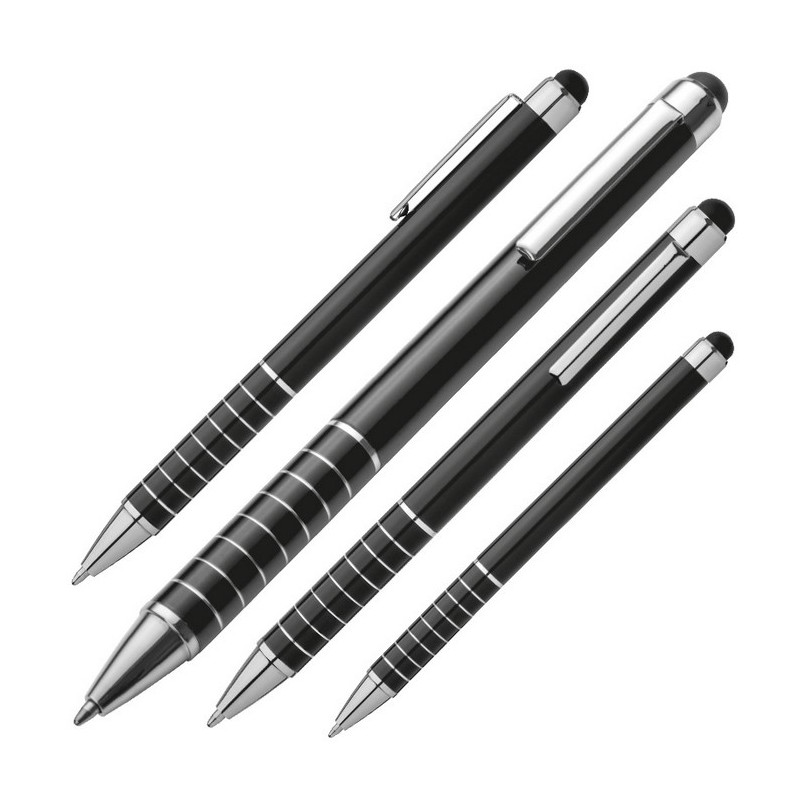 Glôčkové pero a stylus (modrá náplň)